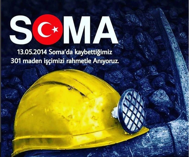#Soma faciasında işçisi ve mühendisleri ile vefat eden 301 maden emekçisini rahmet ve saygıyla anıyoruz. 
Mekanları cennet olsun inşallah. 

#Maden #madencilik #ÇevreciMadencilik #işgüvenliği #isg #mahkeme #adalet #Akhisar #Manisa #Türkiye #mining #Turkey #kömür #işçi #mühendis
