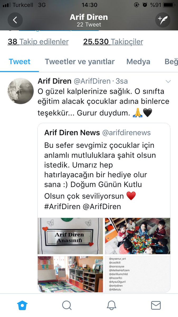 SonguncuKader's tweet photo. Seni seven deliler hem mutlu sevinçli biraz duygusal ve bir o kadar da gururlu💛ben katılamadım çok istedim ama imkanlardan dolayı🙏🏻senin ogüzel gülüşünü yeniden ortaya çıkarttık ya o işte herşeye değer iyi ki varsın seni seven deliler hep yanında😘💛 @ArifDiren https://t.co/XSAljM8nKp