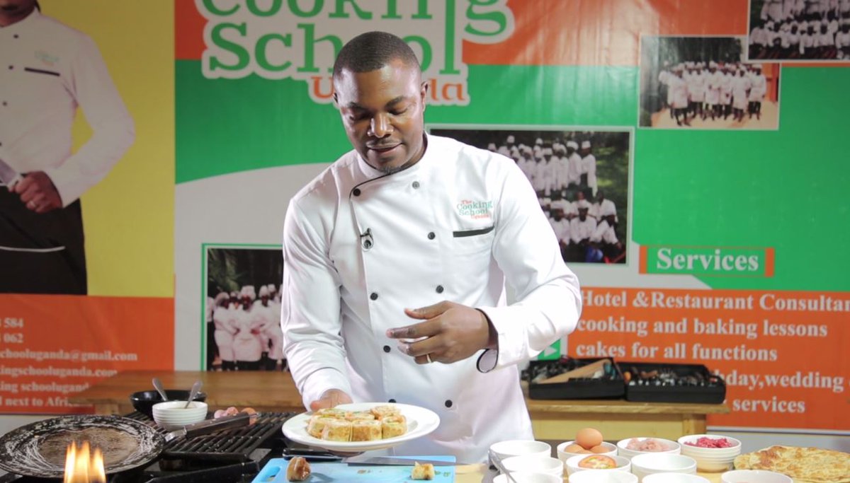 nbstv's tweet photo. #NBSChef is in the kitchen with tips on cooking rolex, #NBSUpdates https://t.co/MWz83GFGh5
