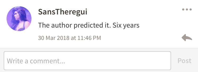 LauserCabello's tweet photo. I was re-reading a fic that I wrote and I just, have no words... I didn’t think this would happen so soon and I wrote this fic back in 2015? I am sad 😭😭 https://t.co/H4KbX5aZ9d
