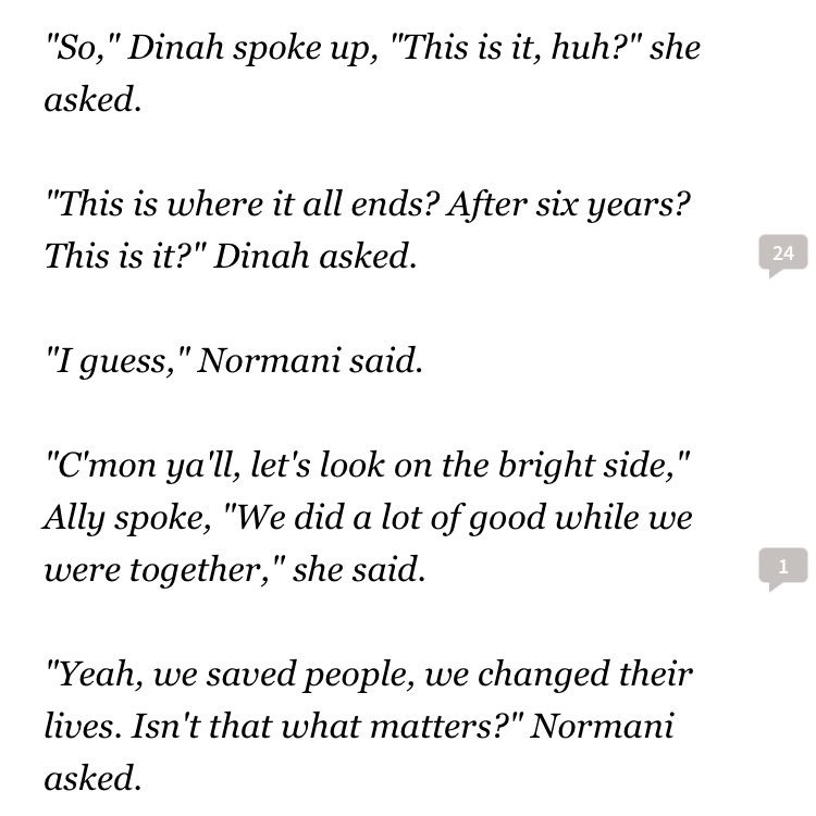 LauserCabello's tweet photo. I was re-reading a fic that I wrote and I just, have no words... I didn’t think this would happen so soon and I wrote this fic back in 2015? I am sad 😭😭 https://t.co/H4KbX5aZ9d