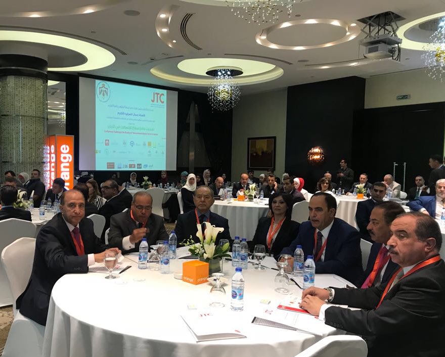 jerome_henique's tweet photo. Part of our participation in the “Challenges of the Reality of Telecommunications Sector in Jordan” Conference, where we presented #Orange4GPlus services and the future of mobile networks in addition to showcasing our cyber security solutions. https://t.co/P4Jrj8ilLz
