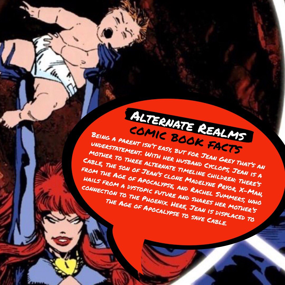 AlternateRealms's tweet photo. #comicfacts #cable #madelynpryor #happymothersday #mothersday #deadpool #deadpool2 #mothersday #mothersday2018 #momsofmarvel #marvel #marvelmoms #marvelmom https://t.co/KacLogCKYV