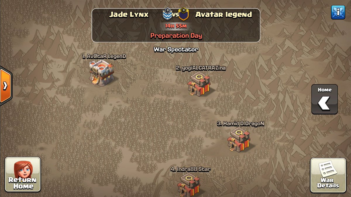 JadeLynxCOC's tweet photo. War preparation has started. #COC #ClashOfClans #Supercell #Clan #War #WarClan #TH9 #TH10 #TH11 https://t.co/MfiLssLlVW