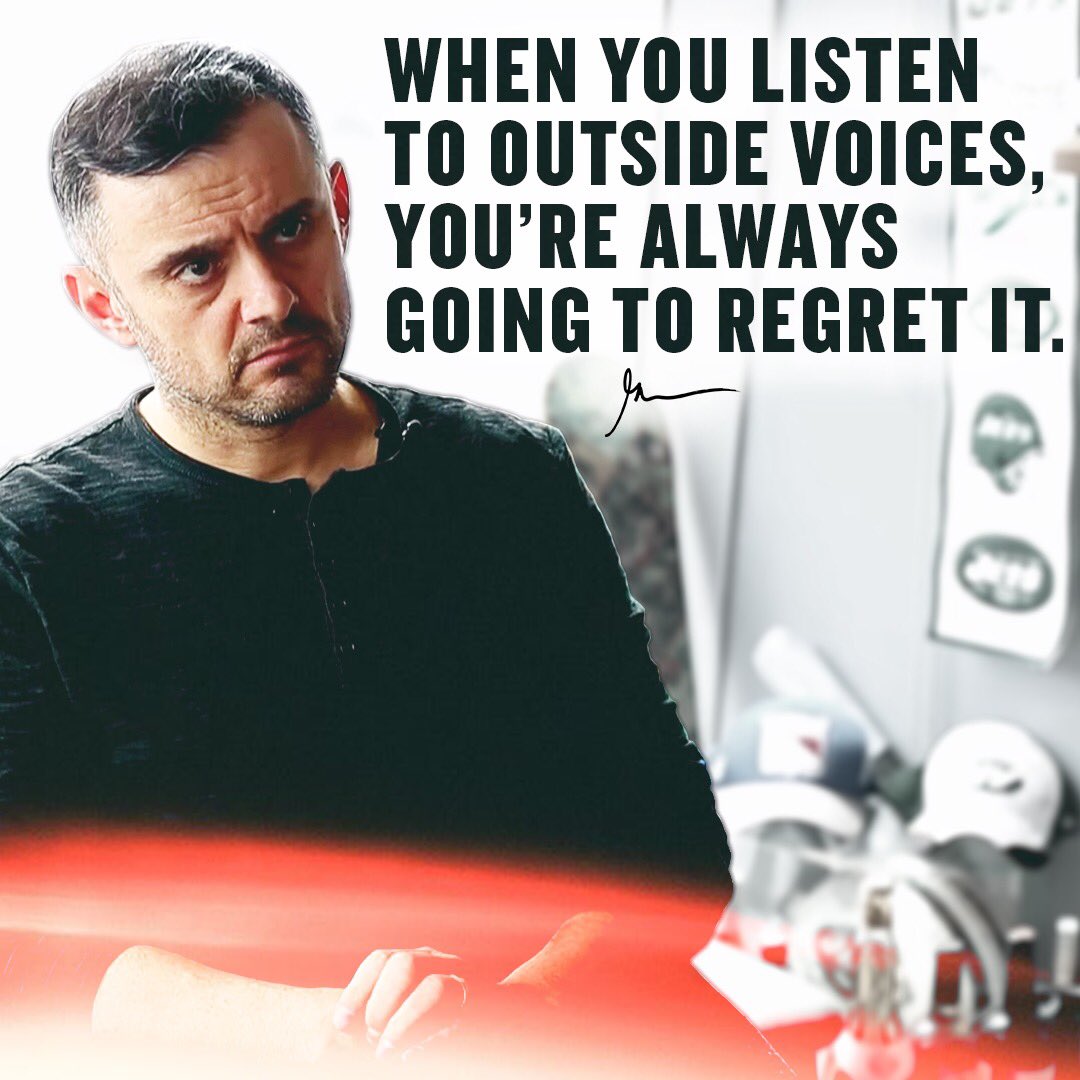 garyvee's tweet photo. Do you want to sit around as a 78 year old and regret how you lived your life? | DailyVee 450

https://t.co/XOumGYdGAf https://t.co/2V5aAKVK2u