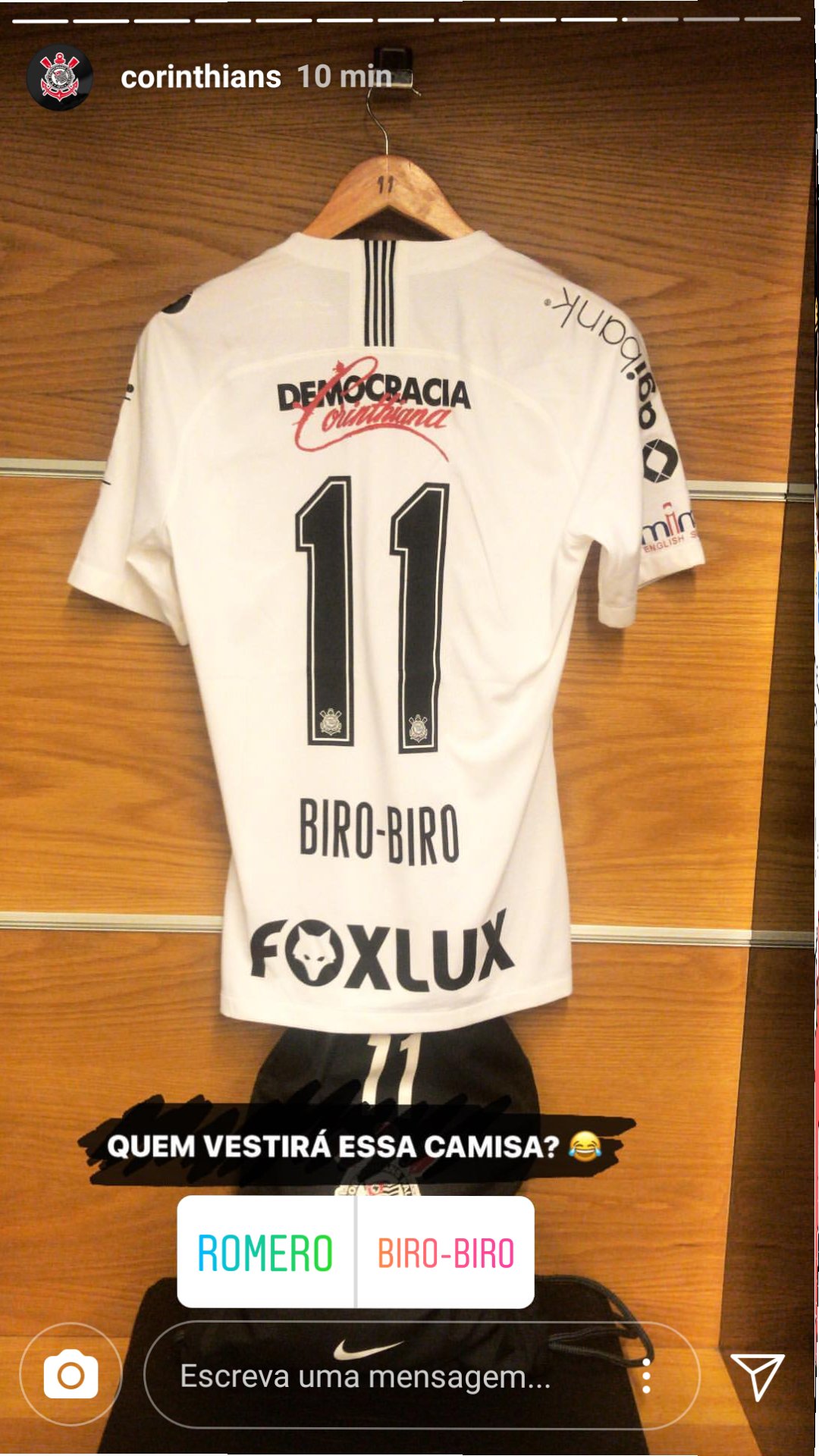 Diego Salgado Corinthians Tera Enfim A Marca Da Democracia Corinthiana Na Camisa Os Nomes Dos Jogadores Tambem Vao Aparecer No Uniforme Que Sera Usado No Derbi De Logo Mais T Co Inqtmwmh9z