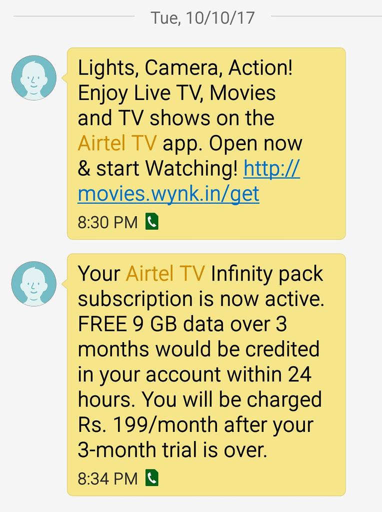 anupam_anjaan's tweet image. @airtelindia @airtel_care Even having unsubscribed from #Airtel_Tv, paying its subscription money for the last 5 months. #Loot continued by #airtel_4G shamelessly. Stop it and initiate the refund.
Once in, never out! To hell of your fake promises
