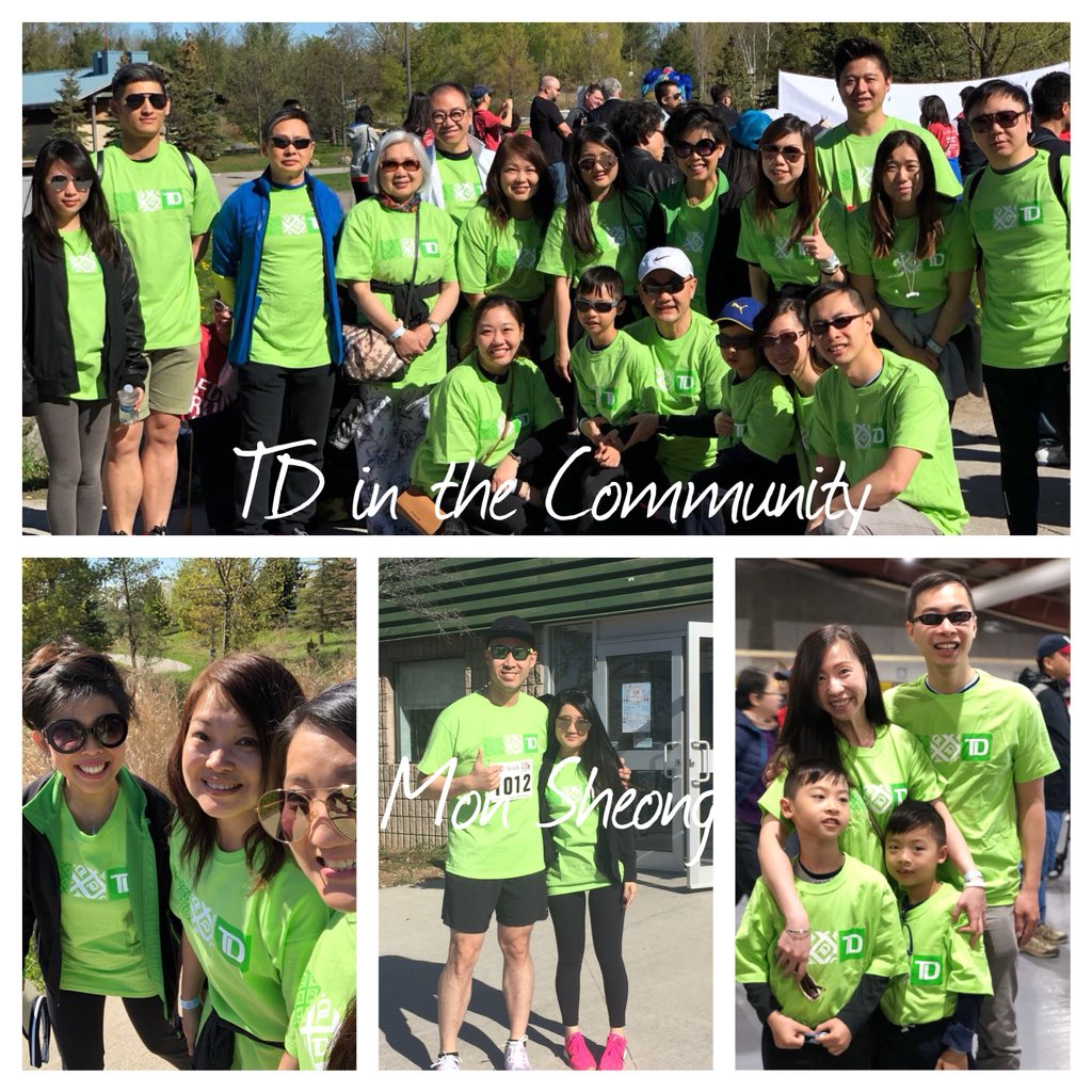 RachaelWong_TD's tweet photo. Thanks TD teammates for coming out on this gorgeous Mother’s Day to participate the in 5K walk for Mon Sheong Foundation! Great opportunity to support the seniors in our community! @ChrisStamper_TD @AndrewP_TD @GerardDinneen https://t.co/e2Sqjv63pH