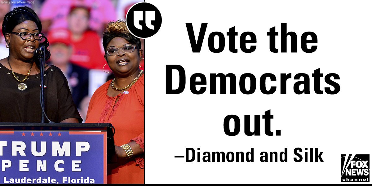 FoxNews's tweet image. On @foxandfriends, @DiamondandSilk slammed @TheDemocrats for "spewing hatred in our country." bit.ly/2rDN72x