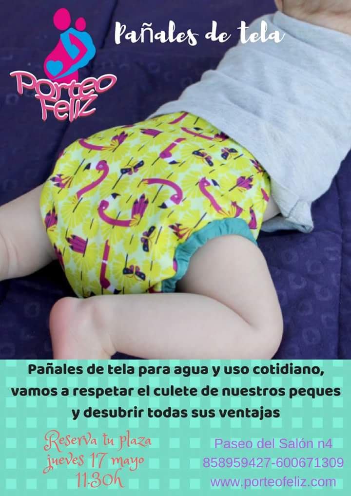 porteofeliz's tweet photo. Se acerca el veranito!!! has pensado en los pañales de tela??
este Jueves 17 de mayo a las 11:30 te lo explicamos todo!!!! dudas, consejos y sobre todo ver en directo como queda un culete entelado!! ya sabes tienes una cita en PorteoFeliz https://t.co/5tnHZWybdJ
