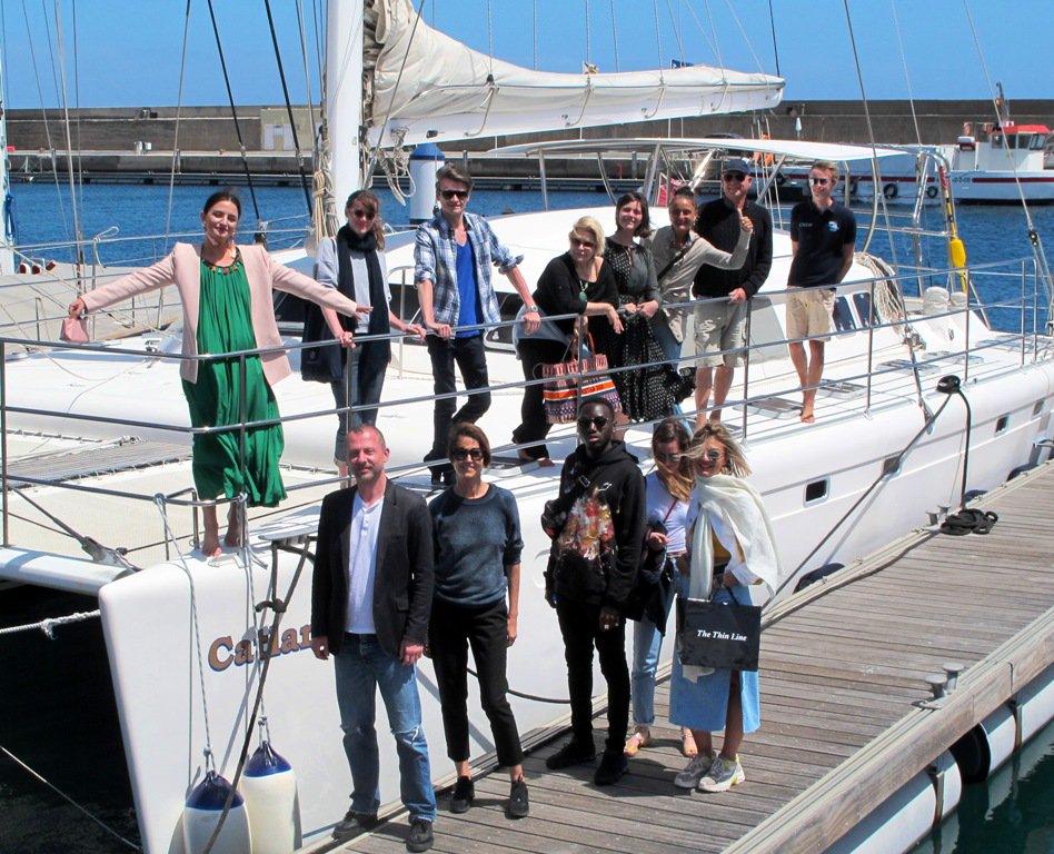 CaleroMarinas's tweet photo. A beautiful day in @PuertoCalero for welcoming journalists attending the @LZTFW. Many thanks to @AmuraRestaurant, @catlanzasl and #TheThinLine boutique for their generous support! https://t.co/hBj1diYiBP