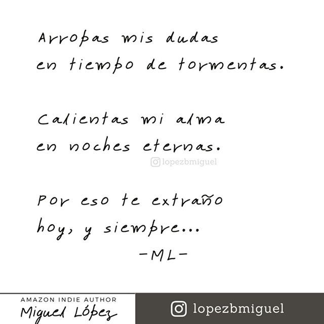 lopezbmiguel's tweet photo. Déjame regalarte mis cuatro estaciones para que juntos podamos hacernos únicos, eternos, reincidentes. Miguel López
.
¿Quieres leer mis libros? Visita https://t.co/m6duZRfkKl y suscríbete para regalarte una copia digital.
.
#bookstagram #libros #lectu… https://t.co/TfSPmgLIpl https://t.co/yZL9jVGv0i
