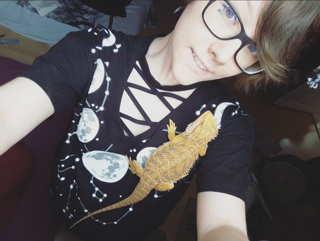 galaxian_smile's tweet image. My pretty dragon boy ❤🐉
#Dragon #Pogona #Lancey