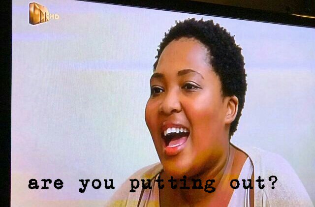 cosmicsuprhero's tweet photo. What Mam'Sibongi was asking.....#DateMyFamily https://t.co/pGDgcmBO5D