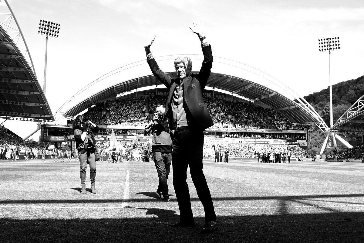 OptaJoe's tweet photo. 48 - Arsene Wenger ended his Premier League career with Arsenal by winning at his 48th different ground; more than any other manager in the competition (Alex Ferguson, 47). Legacy. https://t.co/gNd5QX2nrR