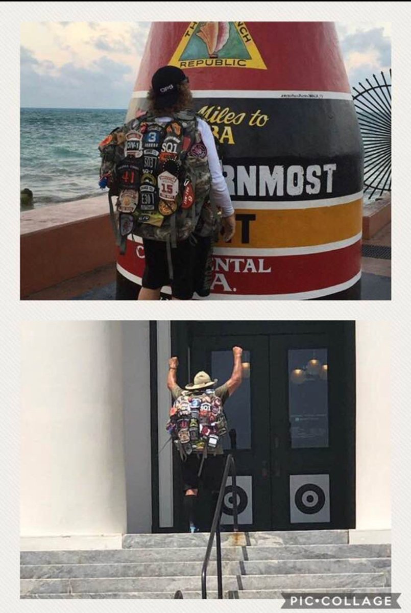 thebullhill89's tweet image. Promise kept... one foot in front of the other.  Just walk and something big will happen! #mybrothersburdenwalk #keepingshakeyspromise #itsnotover #marchofthebull #keywesttotallahassee #50days