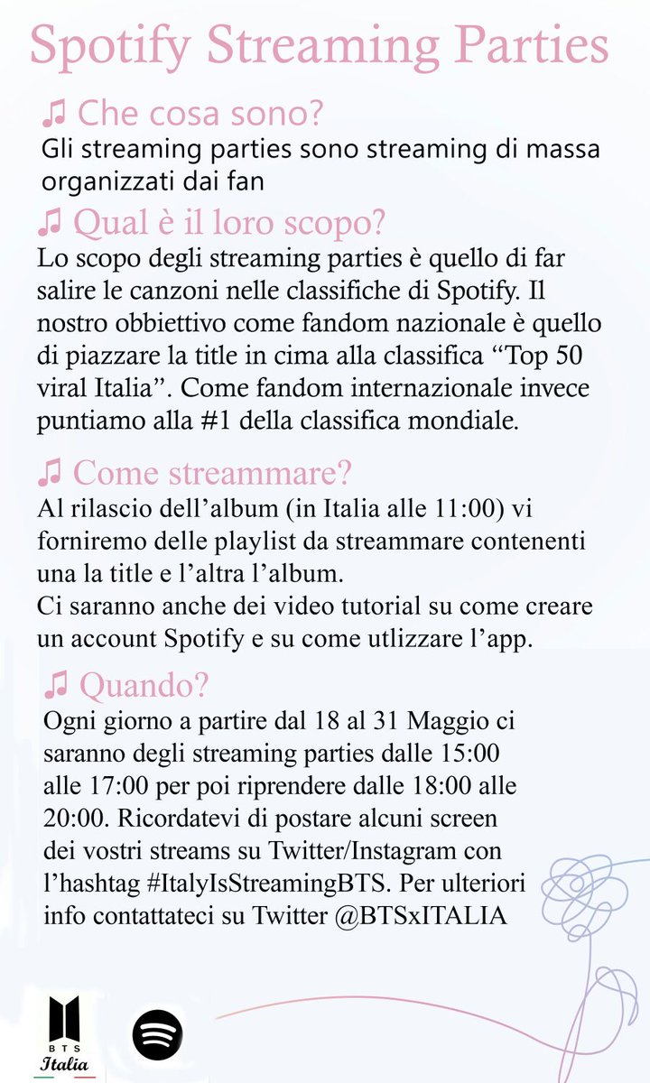 BTSxITALIA's tweet photo. #ItalyIsStreamingBTS 
#LoveYourselfTear_D4
@BTS_twt
Ragazzi diffondete la notizia!!! https://t.co/KfB8BOvRAQ