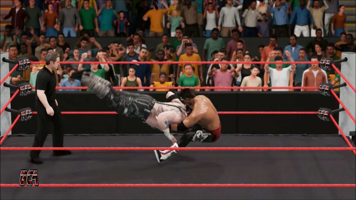GCAWRESTLING2K's tweet photo. Last night on #GCAWrestling, @ProfBuzzardGCA would again mock @1TrueBeauCHAMP from the TitanTron! Beauchamp defeated #DoctorVulture! Which led to the Doctor &amp; #Ace to ambush him! However to the surprise of everyone, #HadeMercer made the save! #GCAWrestleVerse #WWE2K18 #Ep20 #PS4 https://t.co/GgMgZTy5kn