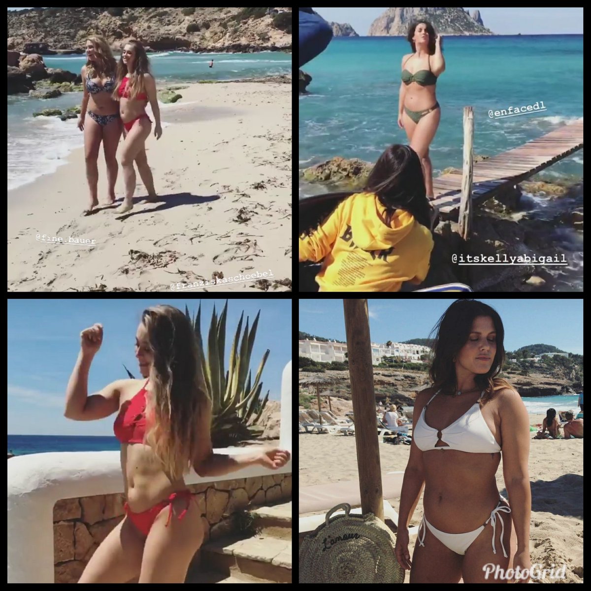 Look at these #stunning #women wearing #DOUTZENSTORIES! 😍😍😍 Real women in #beautiful #swimwear of #Hunkemöller. 💖👙💟These #fantastic #images are made in #Ibiza. Check the #blog on the #hunkemollerapp! 👌🎀#hkmacademy #bikinis #onesuit #summerstartshere #doutzensummerstories