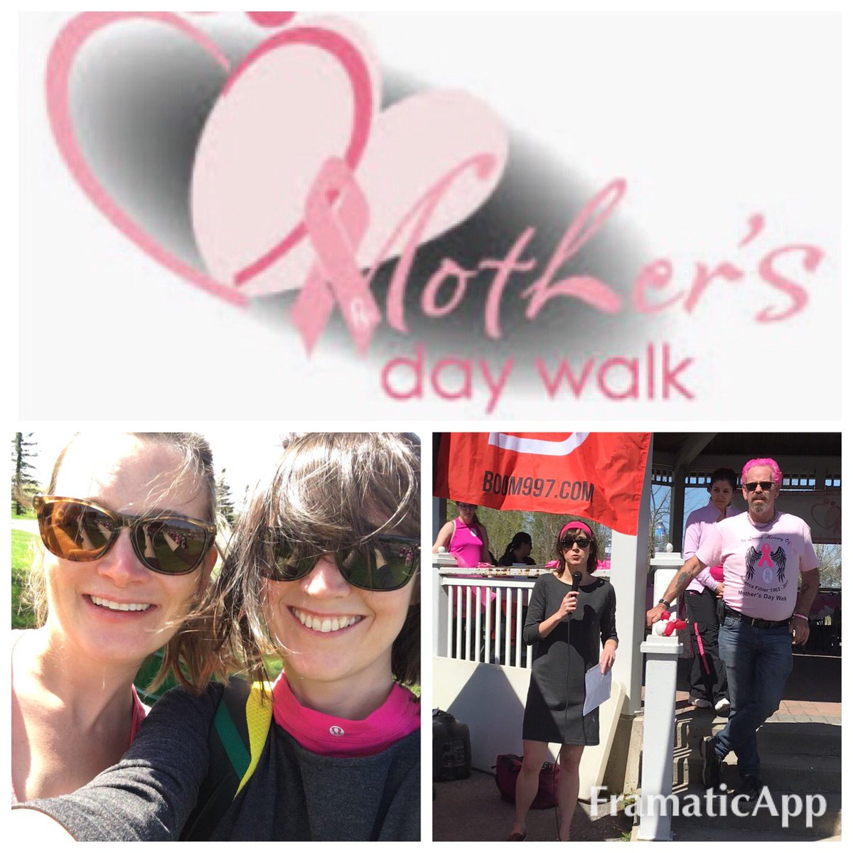 Delighted to speak about the importance of funding breast cancer research at the Mother’s Day Walk today #canadianbreastcancersociety