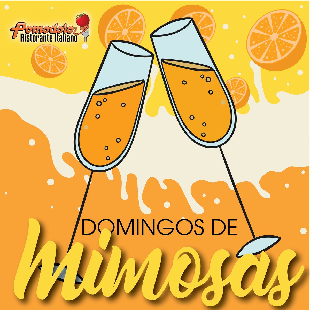 pomodoropanama's tweet image. Los domingos son de Mimosas en el Pomodoro Ristorante Italiano. El litro de Mimosa a precio especial además del desayuno extendido hasta las 3 pm.
No te pierdas los domingos relajados fn el Pomodoro!
Los esperamos.
#mimosas #desayuno #brunch #panama