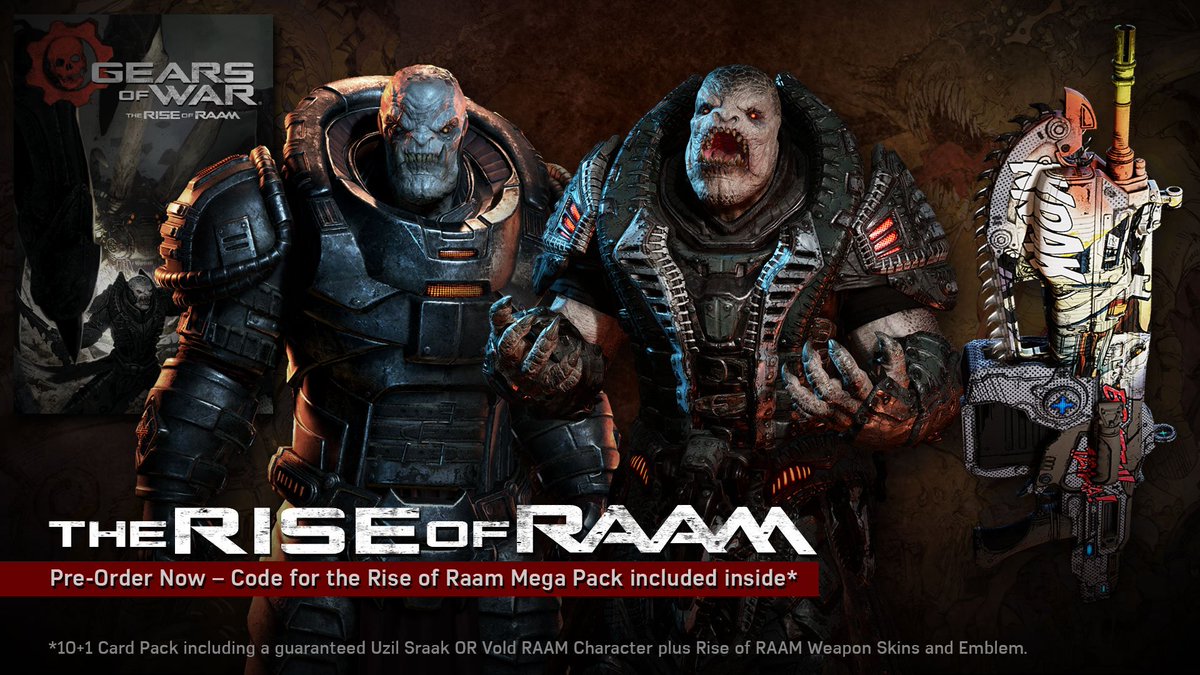 Tac_Com's tweet photo. This week’s Gears TweetCap!
#GearsRecap

‘What's Up' Weekly Post: 
https://t.co/Bqg2O2Y0Gv

May 10th Dev Stream w/Ryan:
https://t.co/qeNG8jePhz

‘Horde Mania’ Variant, ‘Rise of Raam’ skins unveiled and last chance to complete the Brothers to the End challenges! https://t.co/AwQT7vK1sZ