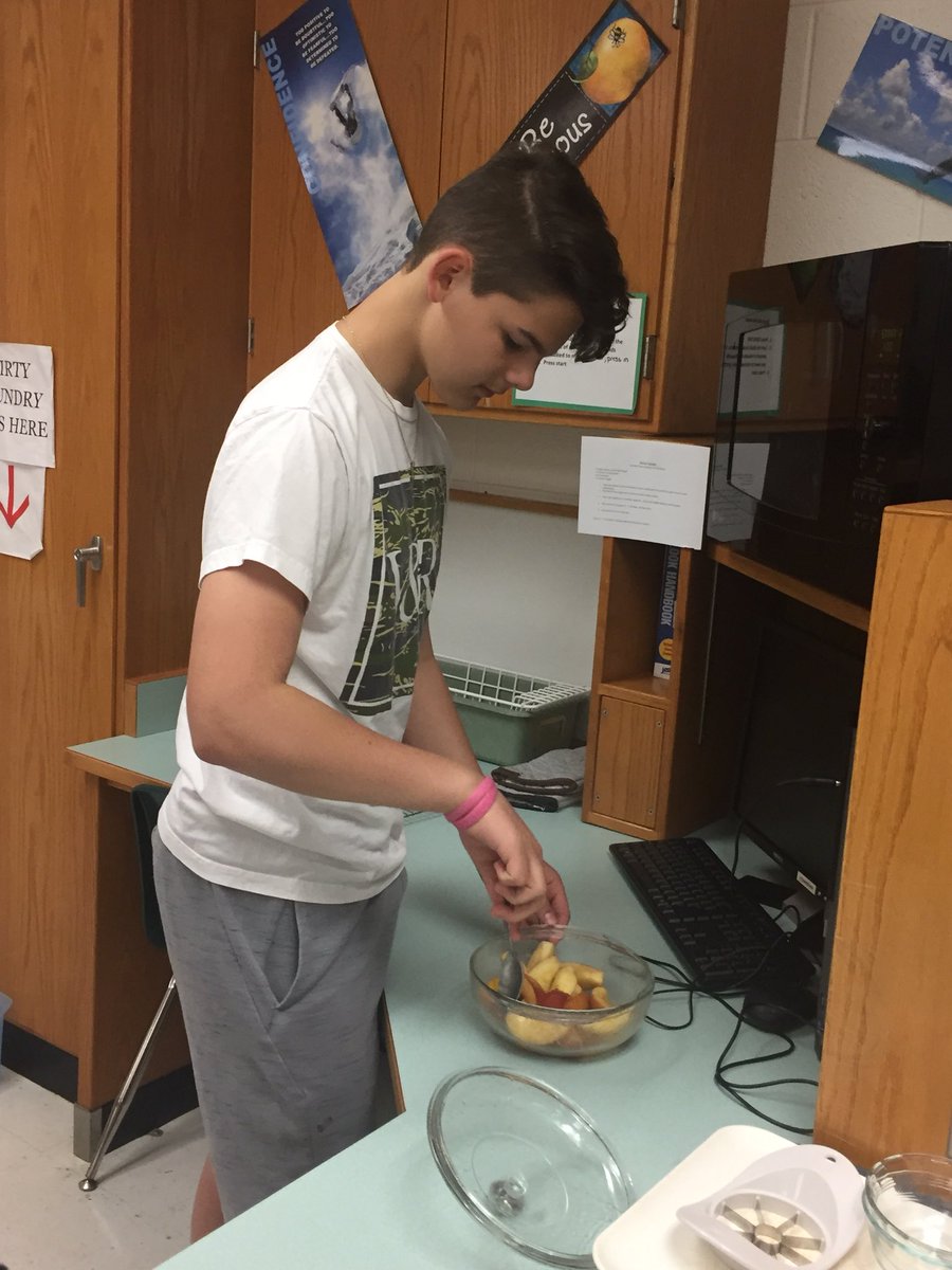 JLSMSFACS's tweet photo. Baked apple recipe for the microwave cooking module. Students prepared this dessert item in the microwave and were able to sample their creations. https://t.co/MCeI3AZnq4