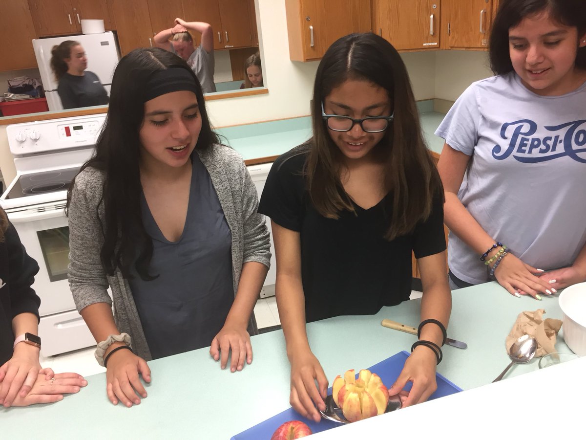 JLSMSFACS's tweet photo. Baked apple recipe for the microwave cooking module. Students prepared this dessert item in the microwave and were able to sample their creations. https://t.co/MCeI3AZnq4