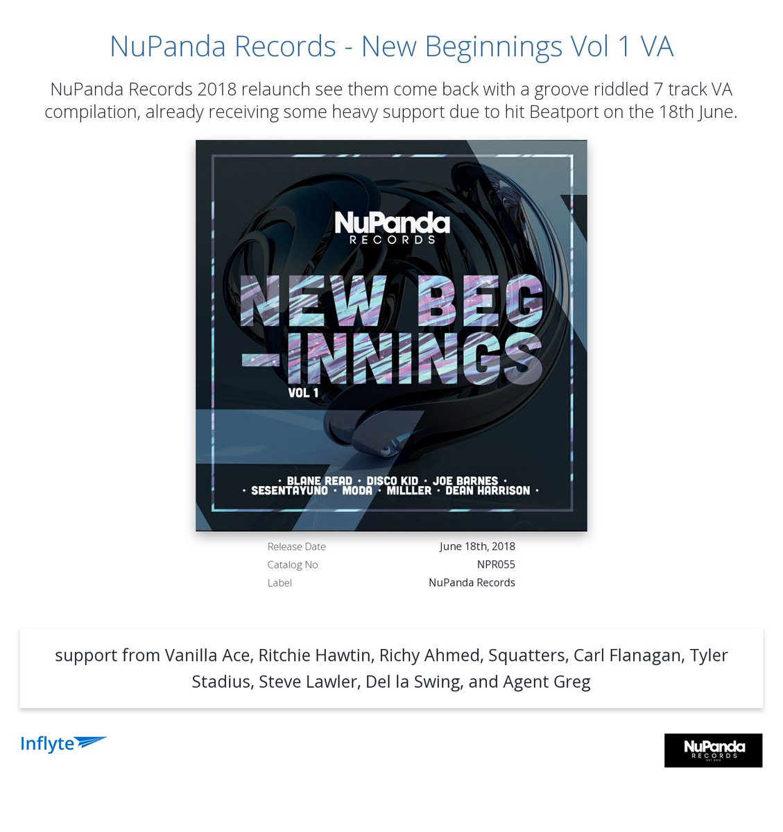 Cheers <a href="/vanillaace1/">WyldCard Records</a> for the review "Cool one"
inflyteapp.com/r/3k2wt6