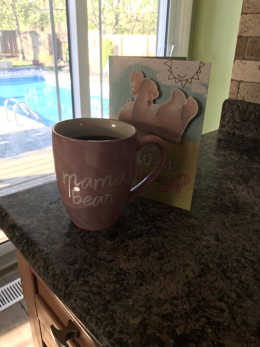 Best way to start my morning....  and every morning. 🌸💚☀️🐻 Happy Mother’s Day to all momma bears
