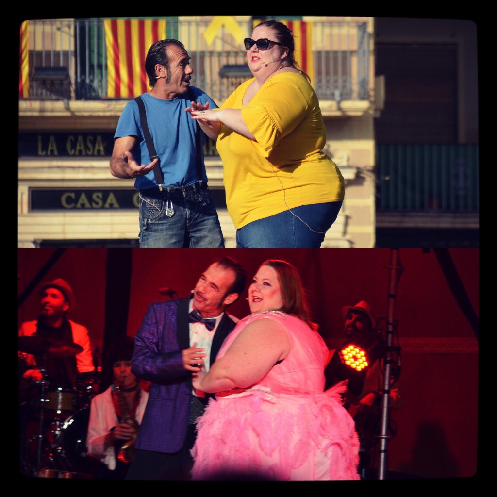 ItziarCastro's tweet image. #aboutthisweekend #presentando el #cabaret @firatrapezireus #circo #humor #música junto a #actor #clown #pierosteiner #antesydespués #ensayos #actuación #fromyellowtopink #colorescorporativos #amarillo #visavis #rosa #pieles #gracias @KiabiES @EtniaBarcelona #fotos @JudithSotorra