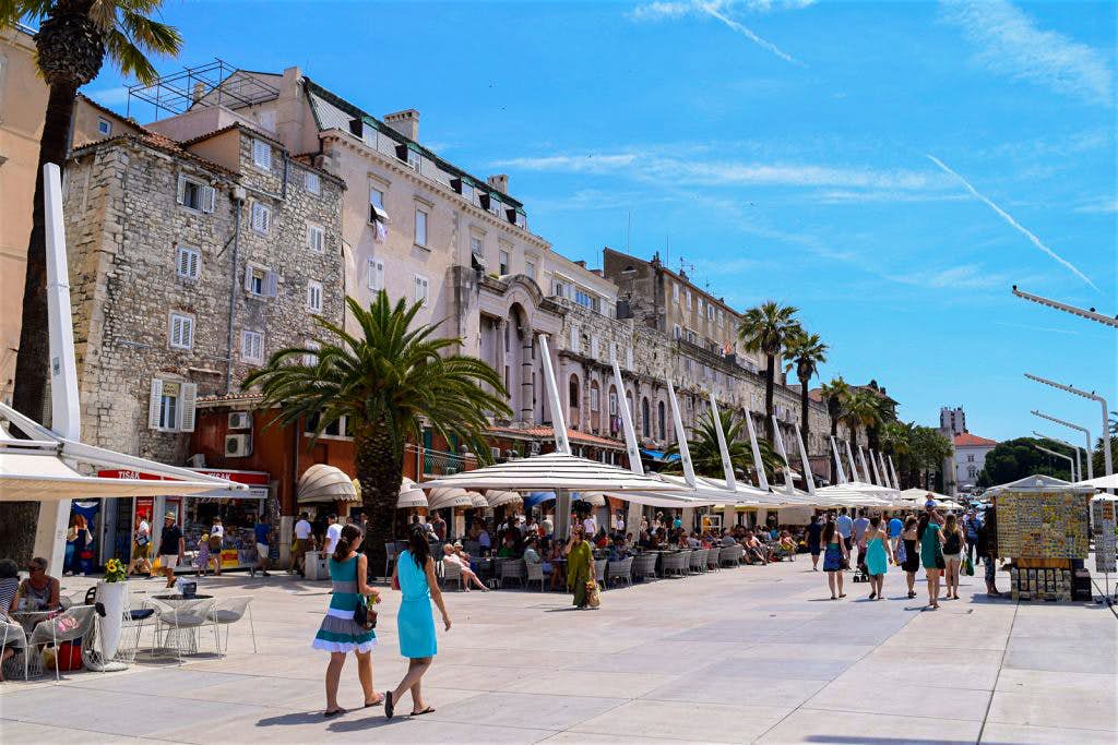 Split, breathtaking ancient Roman monuments and beautiful beaches