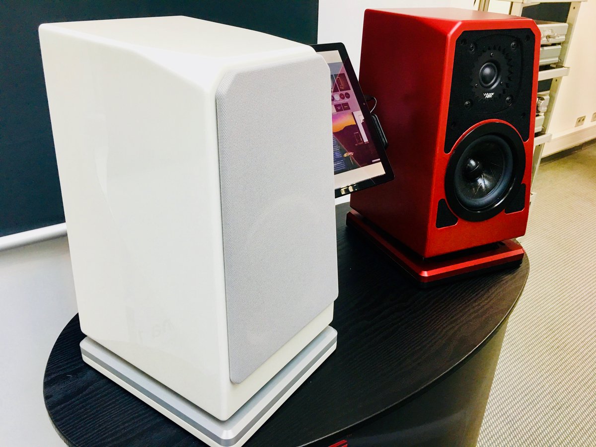 hashstar_pr's tweet photo. Latest addition to the Wilson Audio family is TuneTot – a compact speaker you can place on a desk or shelf and customise to suit the space. @WilsonAudio @Absolute_Sounds #HighEnd2018 #munichhighend #hifi #audio #speakers #luxury https://t.co/0BBeU8EBiv