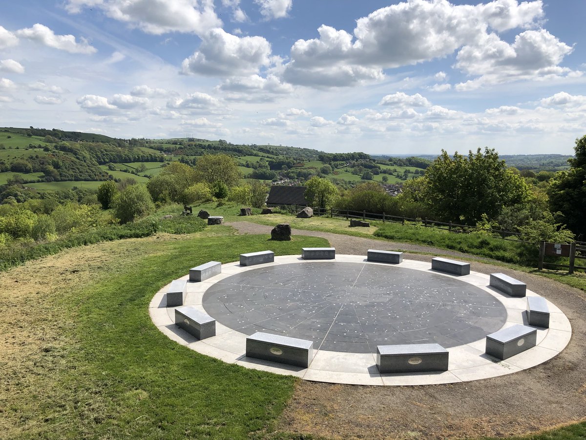 lesleylena's tweet photo. It’s lovely here at The #StarDisc high above #Wirksworth today. We’re so lucky to have such beautiful (and inventive) scenery like this on our doorstep. #Astrology #Derbyshire https://t.co/kPQB9mddOO