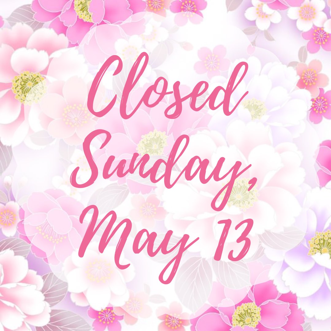 Happy #MothersDay! 🌸 We will be closed today to spend time with loved ones • • • Atiana's Boutique está cerrada hoy