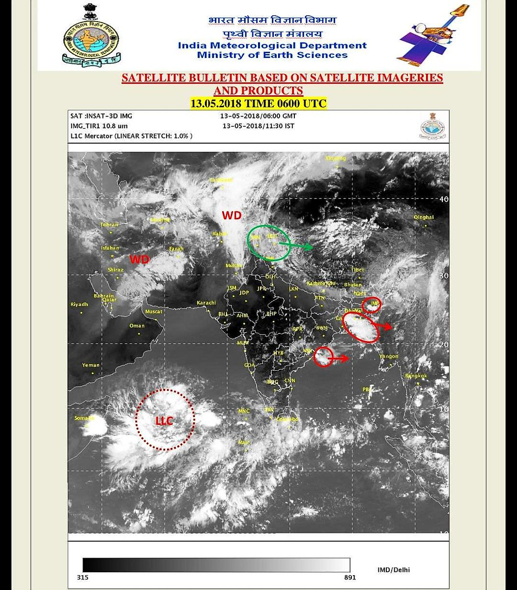 OM_Meteorology's tweet photo. متابعة لبحر العرب:
منطقة ضغط منخفض ترصد حاليا Low level circulation اضطراب في الطبقات المنخفضه جنوب غرب بحر العرب ، والمركز الاقليمي الهندي المختص يشير الى نسبة جيده لتطور هذا الاضطراب الى حاله مداريه خلال الايام المقبله https://t.co/LfM1iuh9Jc