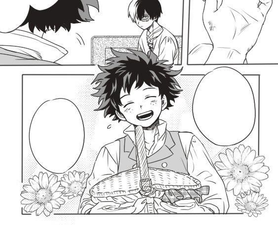 出来心でバックにお花を散らしてみた結果あまりにも少女漫画すぎてボツにした轟出 