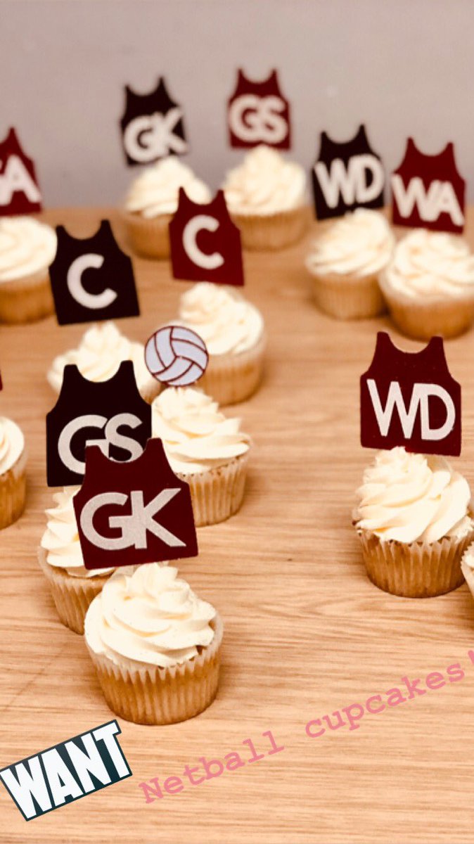 GPNetballClub's tweet image. #netballcupcakes #nomnom