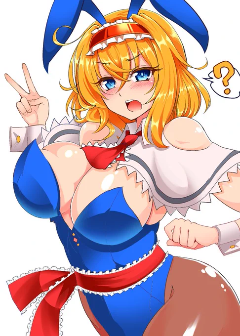 お会いしたご縁にあやかってお蔵入りしていたファンアート解放
【Rokiさん風バニーアリス】 