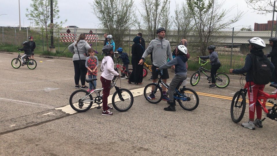 sportscheckit's tweet photo. Thank you to everyone that made yesterday’s Bike Rodeo 🚲 so much fun & educational too. Bruce, Sarah, Ifrah, Bihi, Coach Weber & all the volunteers. Can’t wait for the next one. @CityMinneapolis @MplsHealthDept YoDevo @CRCSMpls @crctb @SAPNorthAmerica @AdCapYOUth @GENYOUthNow https://t.co/iUy37wV6yh