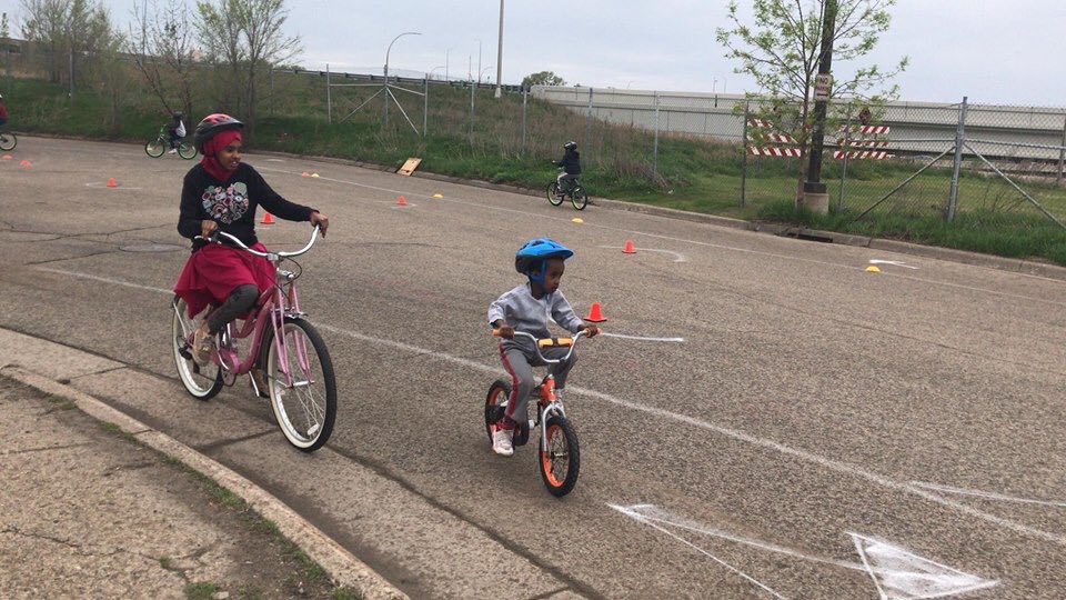 sportscheckit's tweet photo. Thank you to everyone that made yesterday’s Bike Rodeo 🚲 so much fun & educational too. Bruce, Sarah, Ifrah, Bihi, Coach Weber & all the volunteers. Can’t wait for the next one. @CityMinneapolis @MplsHealthDept YoDevo @CRCSMpls @crctb @SAPNorthAmerica @AdCapYOUth @GENYOUthNow https://t.co/iUy37wV6yh
