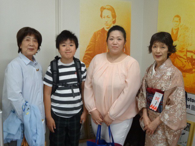 佐藤彦五郎新選組資料館 本日午後 沖田総司の姉 ミツさんのご子孫ご家族がご来館くださいました
