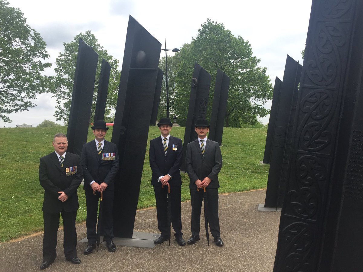BSquadronRY's tweet image. We also paid our respects at the New Zealand Memorial remembering our association with @NZArmy @NZinUK #Yeomanry #Alamein #fernleaf #BlackCountryCavalry #WeWillRememberThem #HydePark