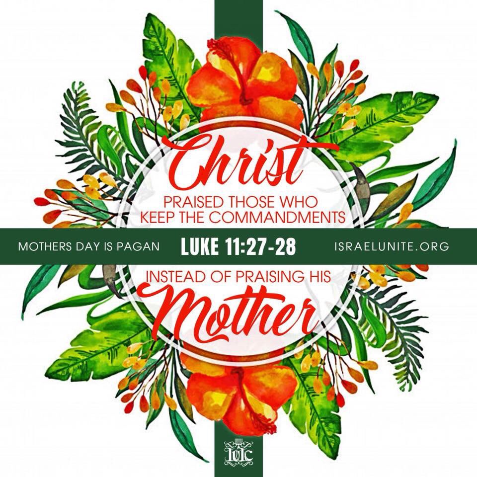 issa_shishi's tweet photo. #MothersDay is Idolatry and #pagan! Come back to your true #heritage and leave your #oppressors ways!
#ThisisAmerica #IUIC #TheIsraelites #MommaDay #DearMomma #12Tribes #Truth https://t.co/D6yejepNl8