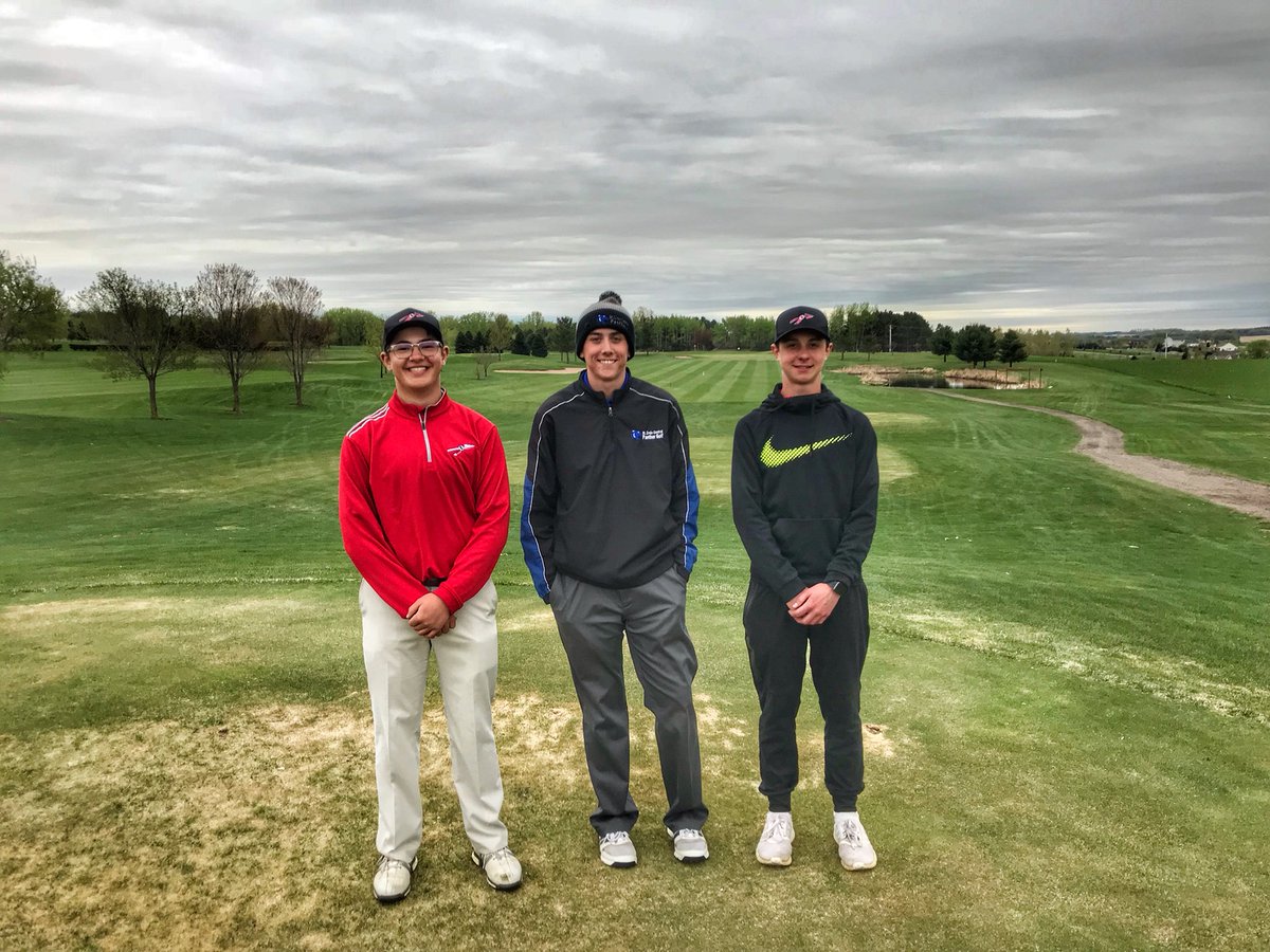 pheasanthillsgc's tweet photo. Congrats to 3 of our junior golfers on their excellent play!
Saint Croix Central’s Middle Border Conference Match Friday on our back 9:
🥇Mason Bohatta - SCC - 36 (E)
🥈Matt Mueller - BW - 37 (+1)
🥉Austin Buhr - BW - 38 (+2)
#WWIGolf #WIHSGolf https://t.co/TU2hnVwnBD