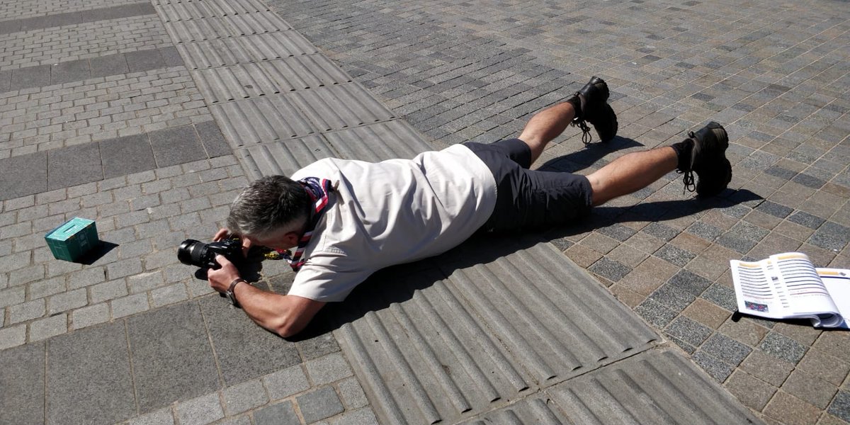 Going the extra mile to get a photo of a #BigGreenBox <a href="/NW_Hunt/">ShelterBox Scavenger Hunt</a>