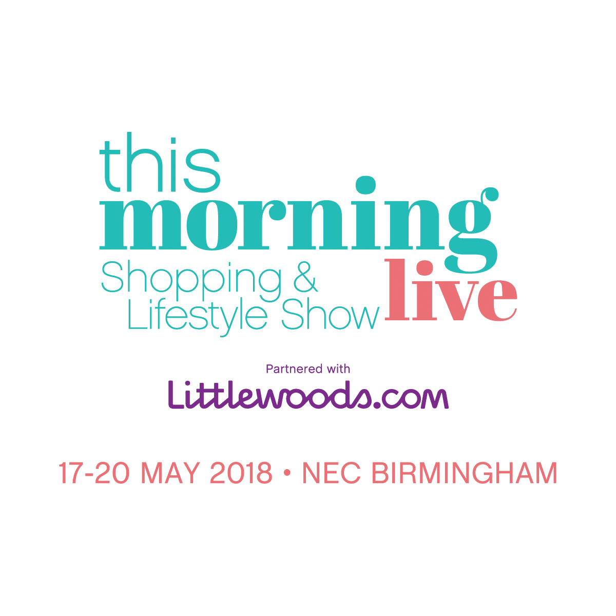 CLLWORCESTER's tweet photo. Get 20% Off Tickets This Morning Live is returning to the NEC in Birmingham from 17-20 May... https://t.co/m4mZLaJPyI USE CODE LIVEDEALS YOU HAVE UNTIL MIDNIGHT 16TH MAY lots to see and watch including #beauty&wellbeing #foodandrink #fashion #TMLiveEvent #ad #ticketfactory https://t.co/8TFVfqKwyL
