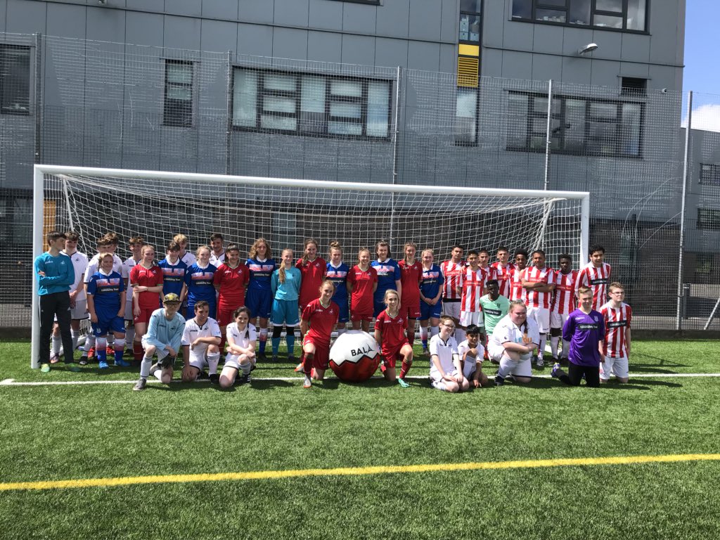 SwansFdn's tweet photo. A huge congratulaions to every individual who took part in todayโs #FixtureWithinAFixture vs @scfc_community!
Time to enjoy the last game of the season at the @LibertyStadium โฝ๏ธ๐ https://t.co/pHNAwMUuOY
