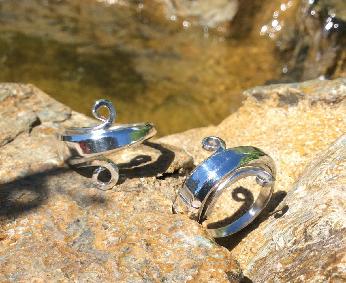 Jaspersparkle1's tweet photo. Back in the workshop today π these are a pair of silver pickle #forkrings hallmarked Sheffield 1936 and 1937 #handmade #anglesey @AngleseyScMedia @carol_denton https://t.co/yYx9XoKvO7