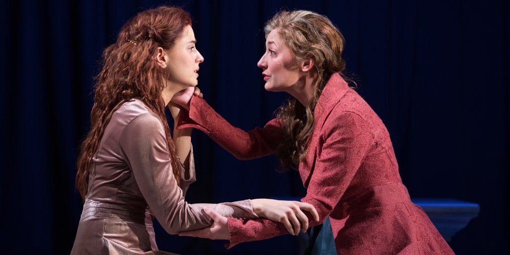FolgerLibrary's tweet photo. "You gods, look down, and from your sacred vials pour your graces upon my daughter’s head!" Tweet us your favorite mother or mother-figure from Shakespeare's plays! #MothersDay https://t.co/d2hvr82IBk